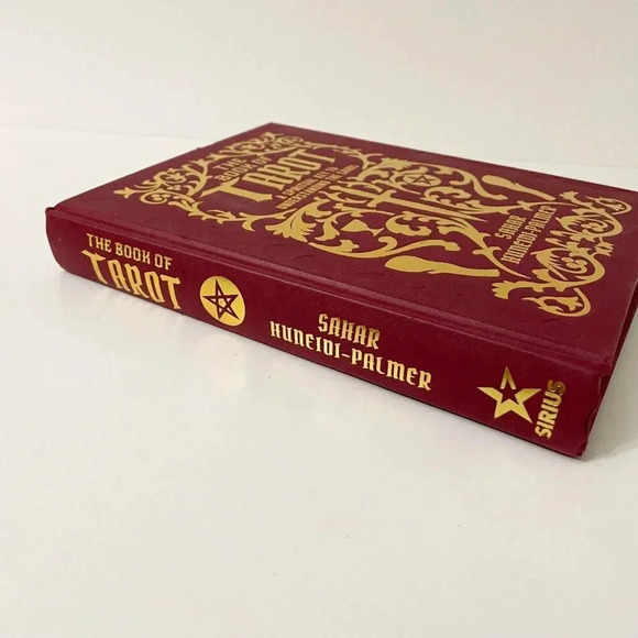 2022 The  Book of Tarot By Sahar Huneiei Palmer Hardcover Flaws - Picture 4 of 16